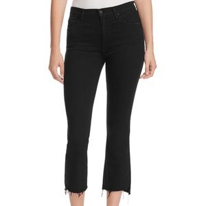 HOST PICK💖MOTHER Insider Crop Step Fray in Black